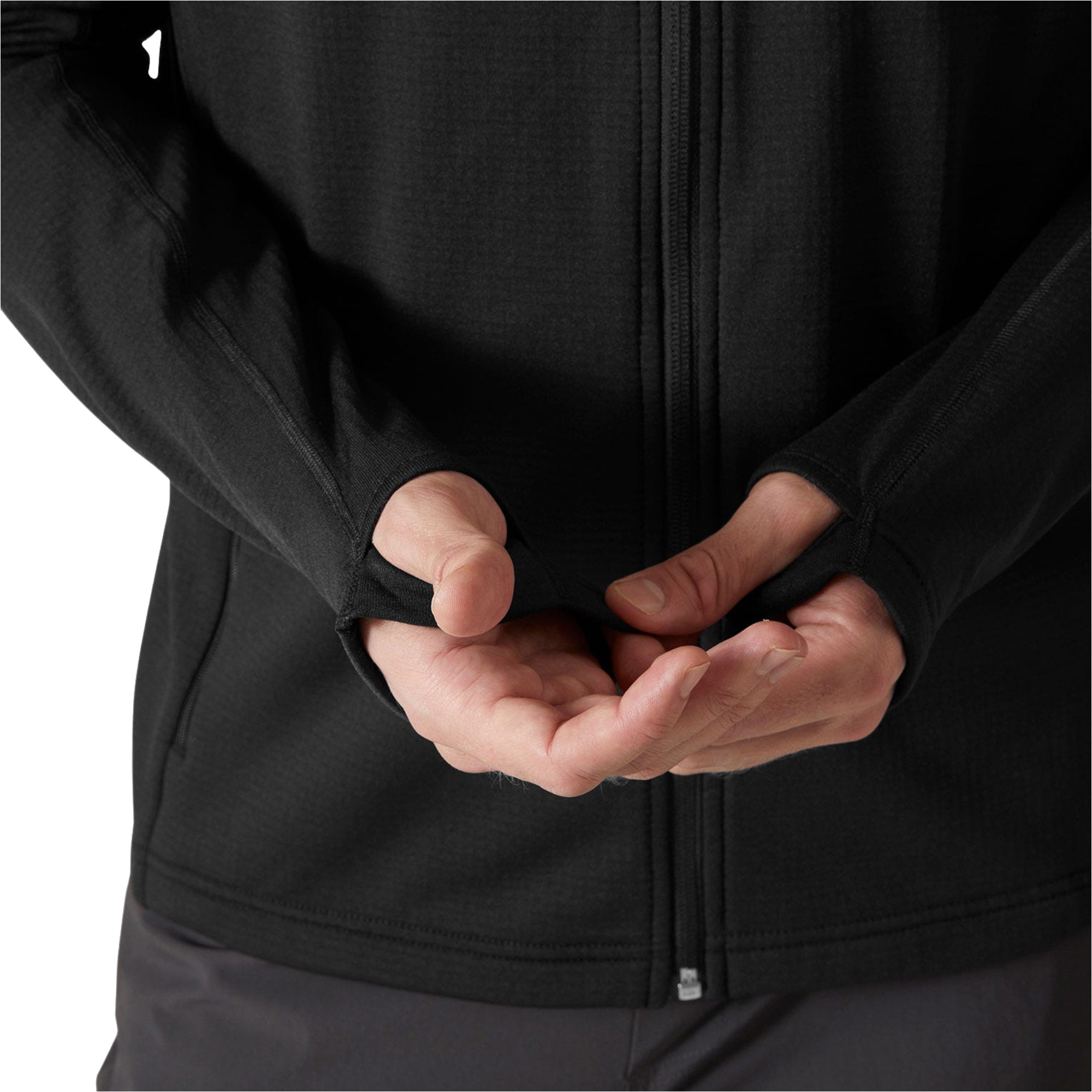2026 Helly Hansen Mens Versalite Hooded Fleece Jacket 49547 - Black
